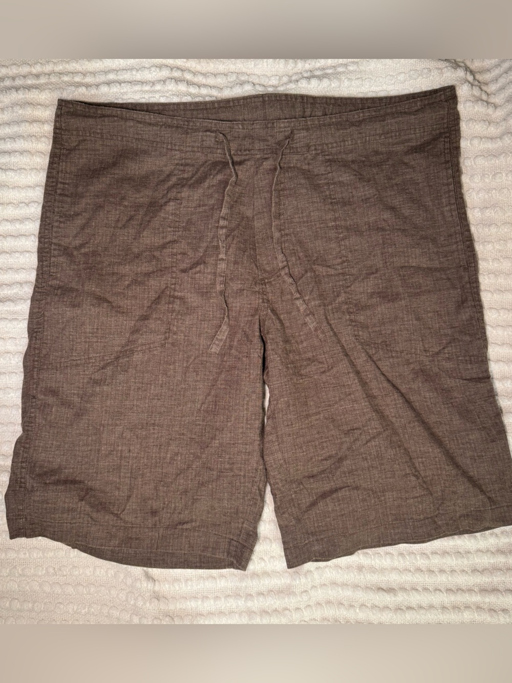 Prana Men's Brown Drawstring Chino Shorts